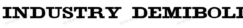 Industry DemiBold字体转换